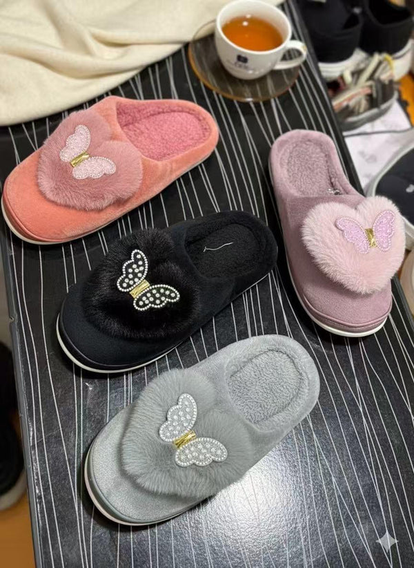 Women’s Winter Warm Cozzy Slippers – Cute Flat Sole Indoor Slippers by JUTTI JUGARDS”